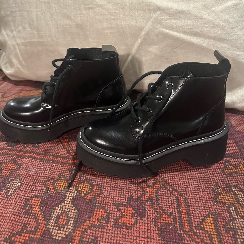 Steve Madden Black Boots.